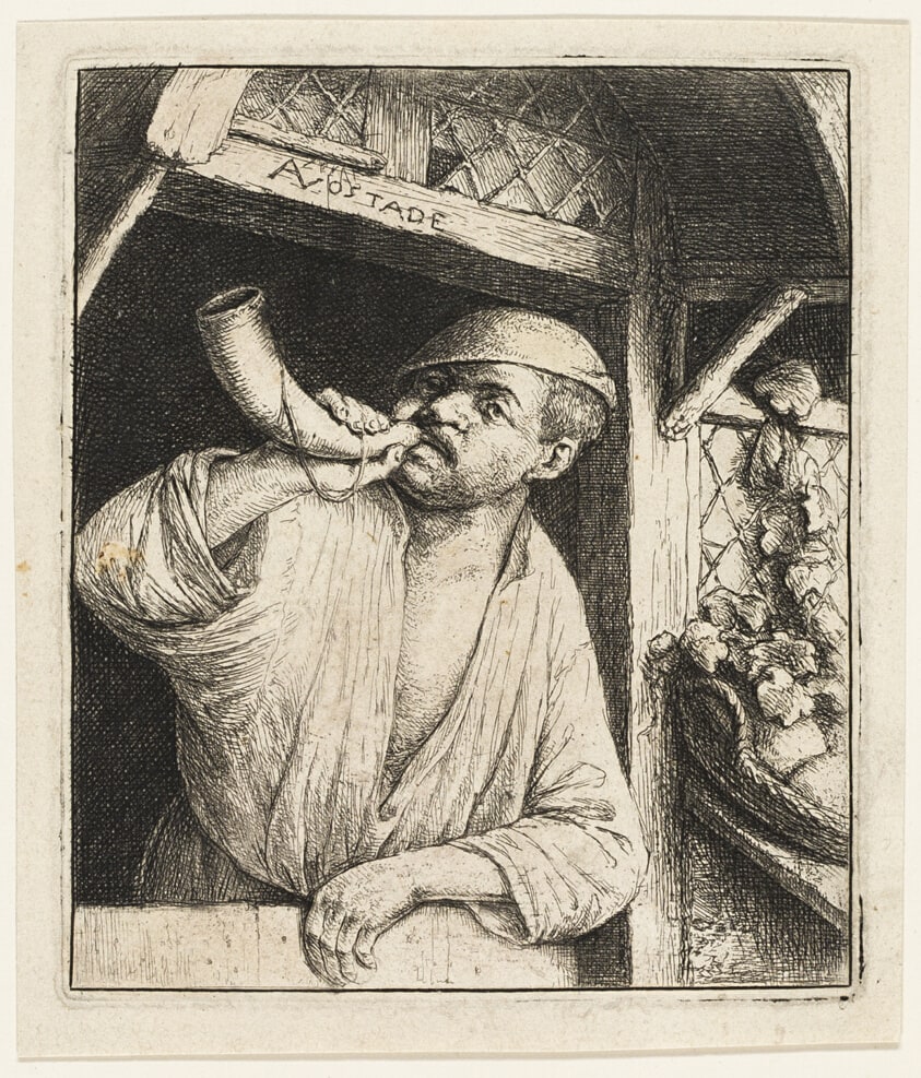 The Baker Sounding His Horn