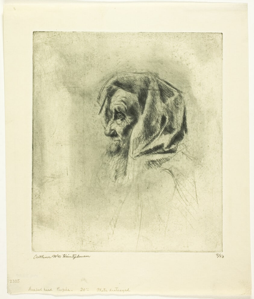 Draped Head (profile)
