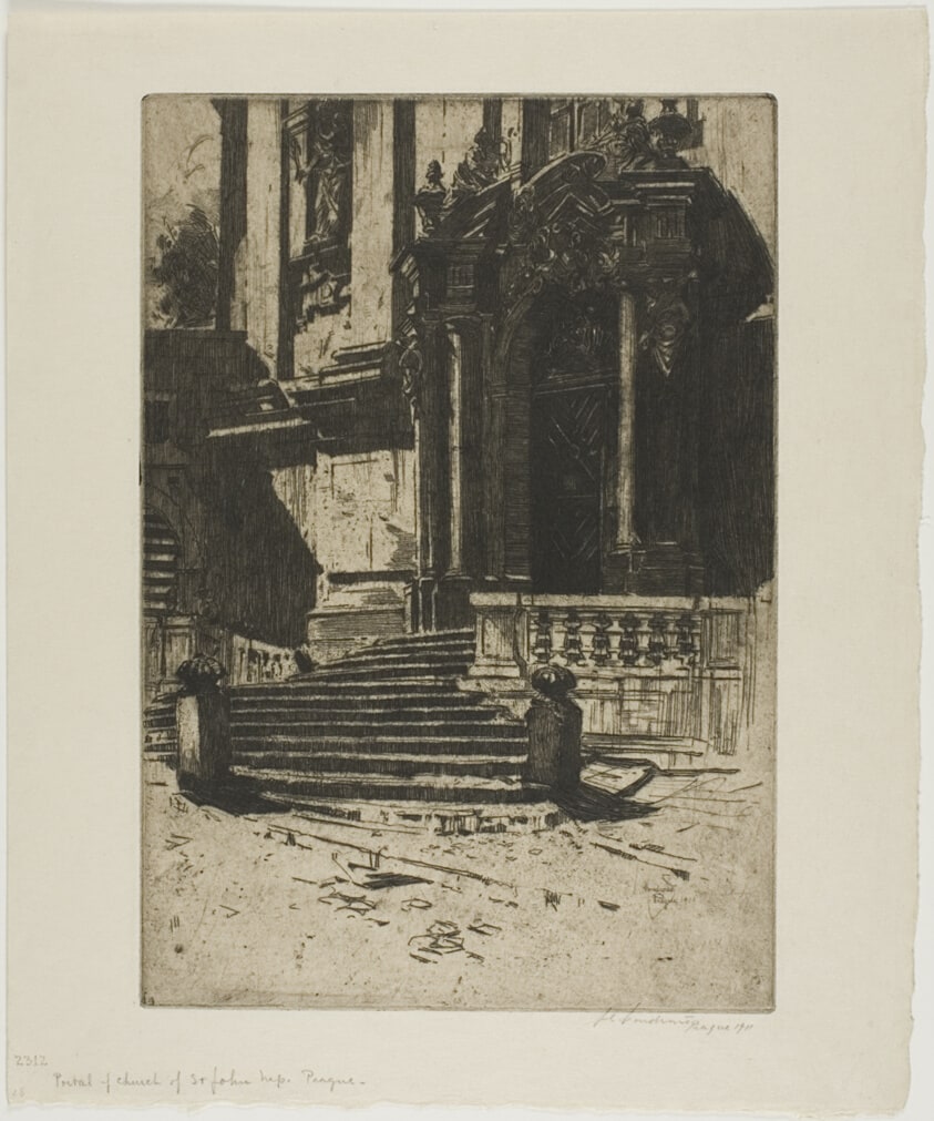 Portal of St. Nepomuk Church, Prague
