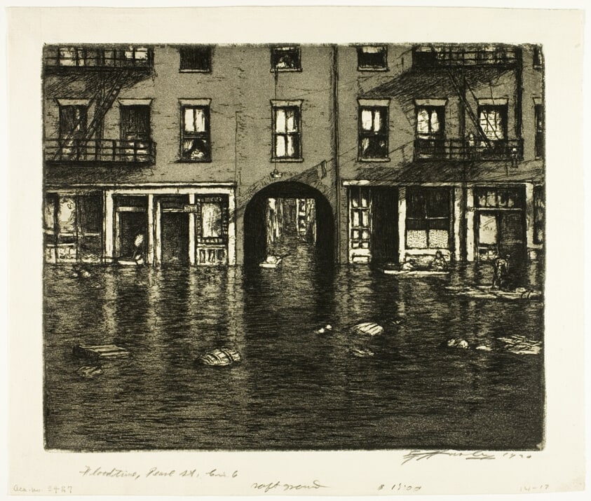Flood Time, Pearl Street, Cincinnati
