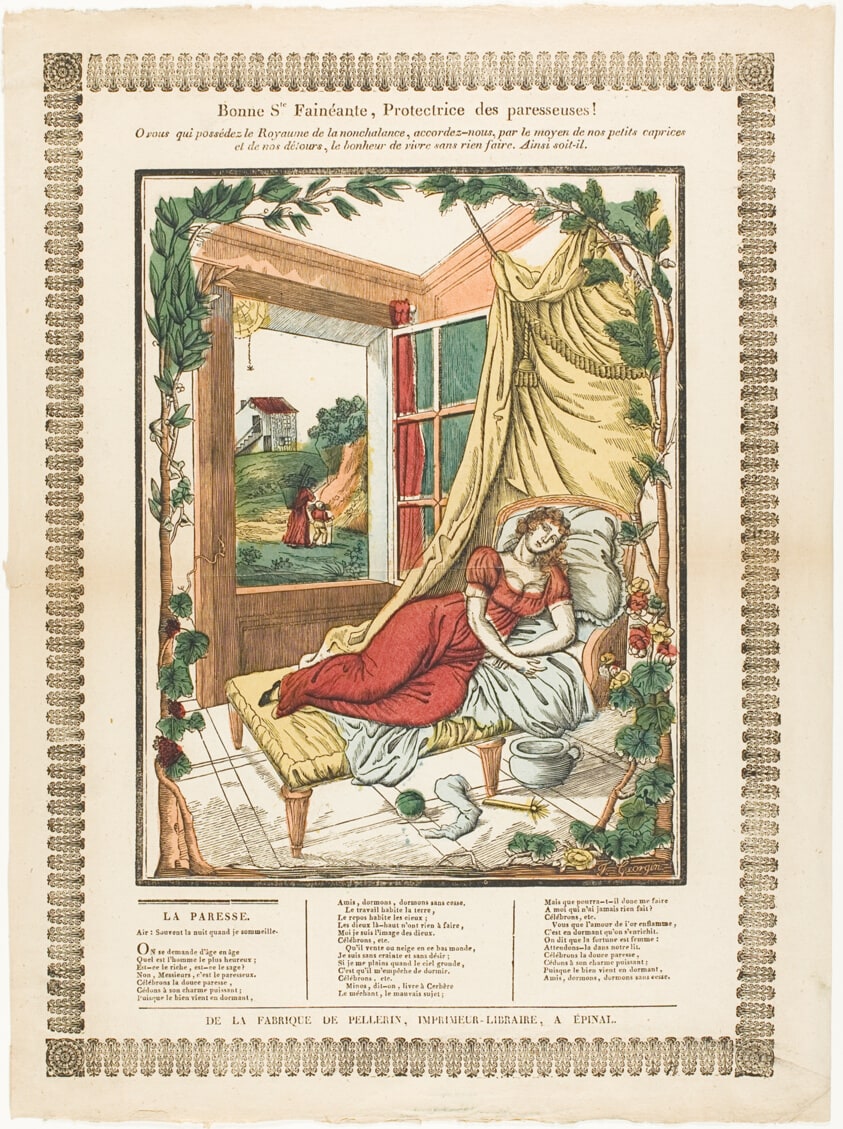 Bonne Ste. Fainéante, Protectrice des paresseuses!