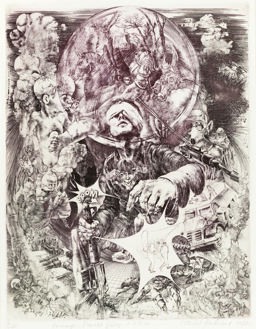 Hommage to Albrecht Durer, A Soldier