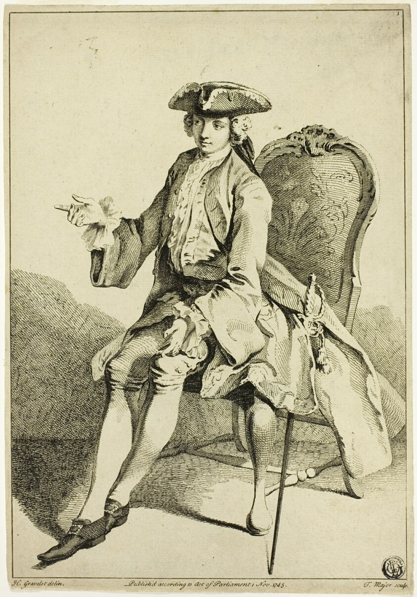 Young Seigneur Seated