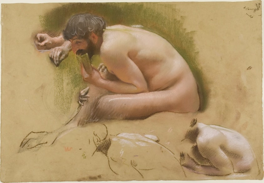 Three Studies for Pan