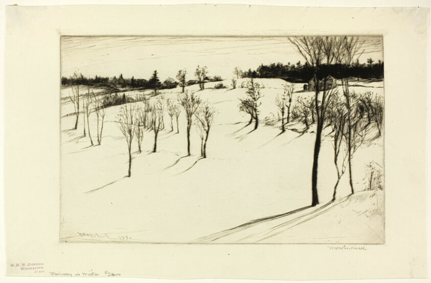 Fairway in Winter