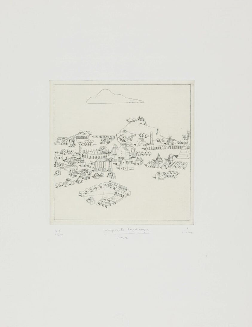 Composite Landscape, Etching