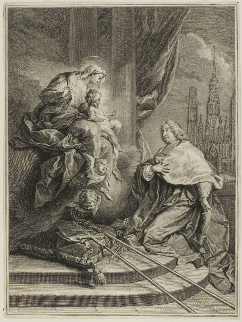 Portrait of Louis de la Vergne de Tressan, Count of Lyon, Archbishop of Rouen