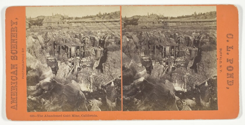 The Abandonded Gold Mine, California, No. 650 from the series "American Scenery"