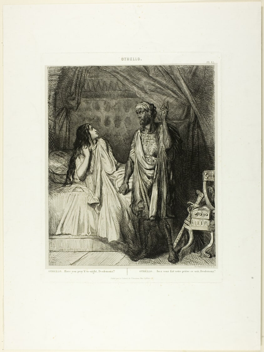 Have you pray'd tonight, Desdemona?, plate twelve fom Othello