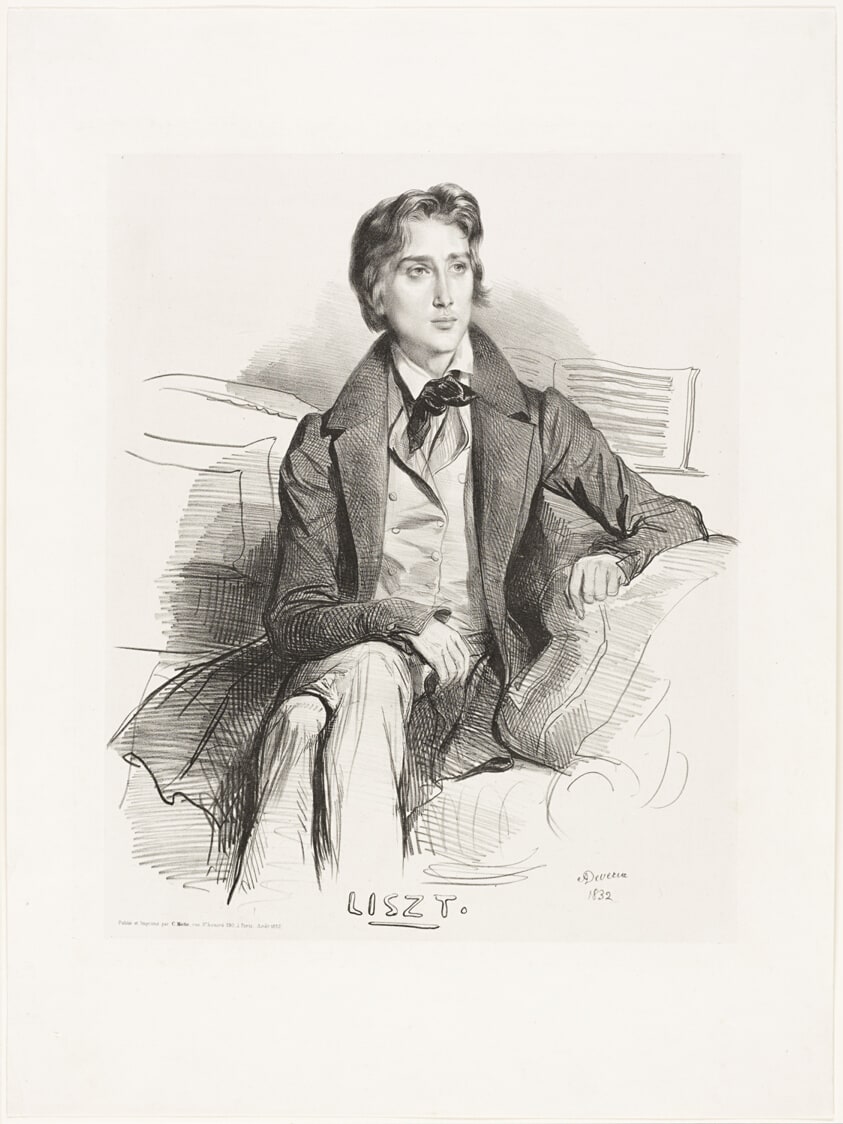 Portrait of Franz Liszt
