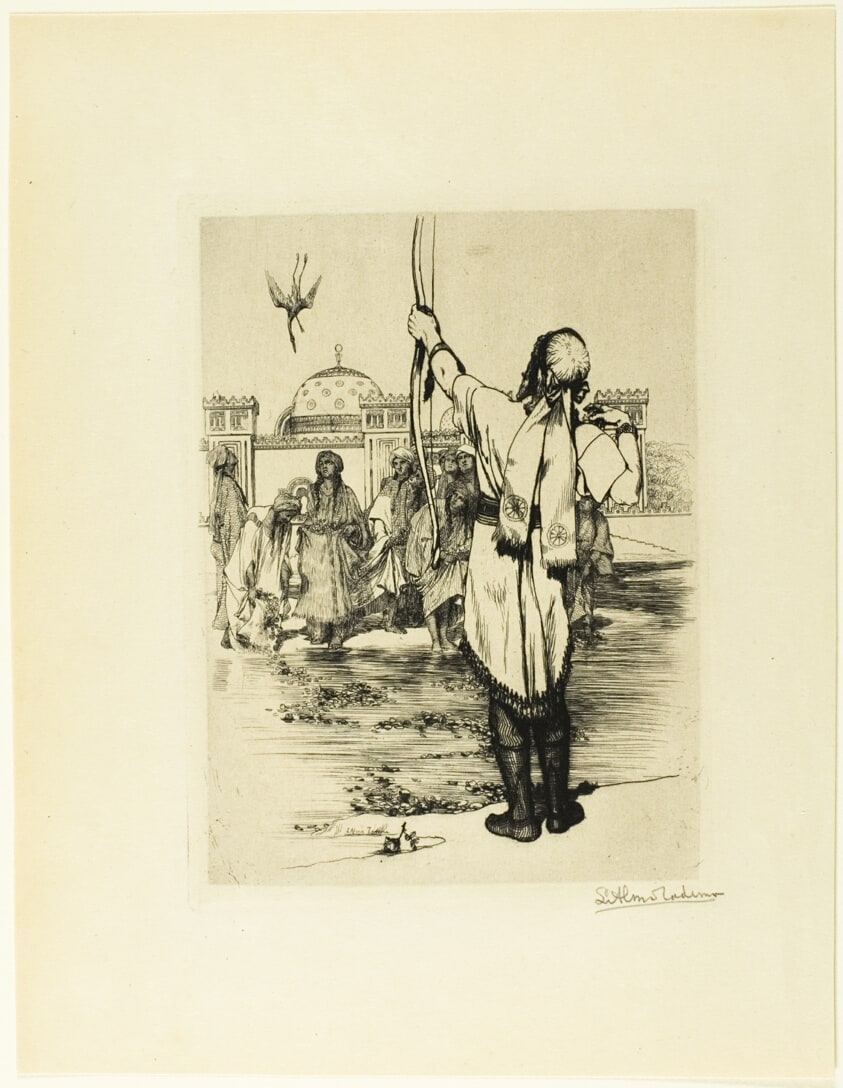 The Bowman, frontispiece from The Epic of Kings, Stories Retold from Firdusi