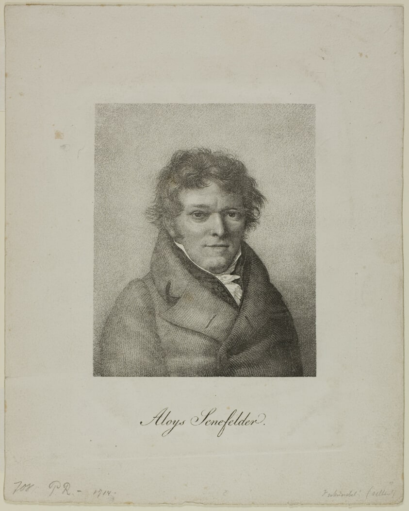 Portrait of Alois Senefelder