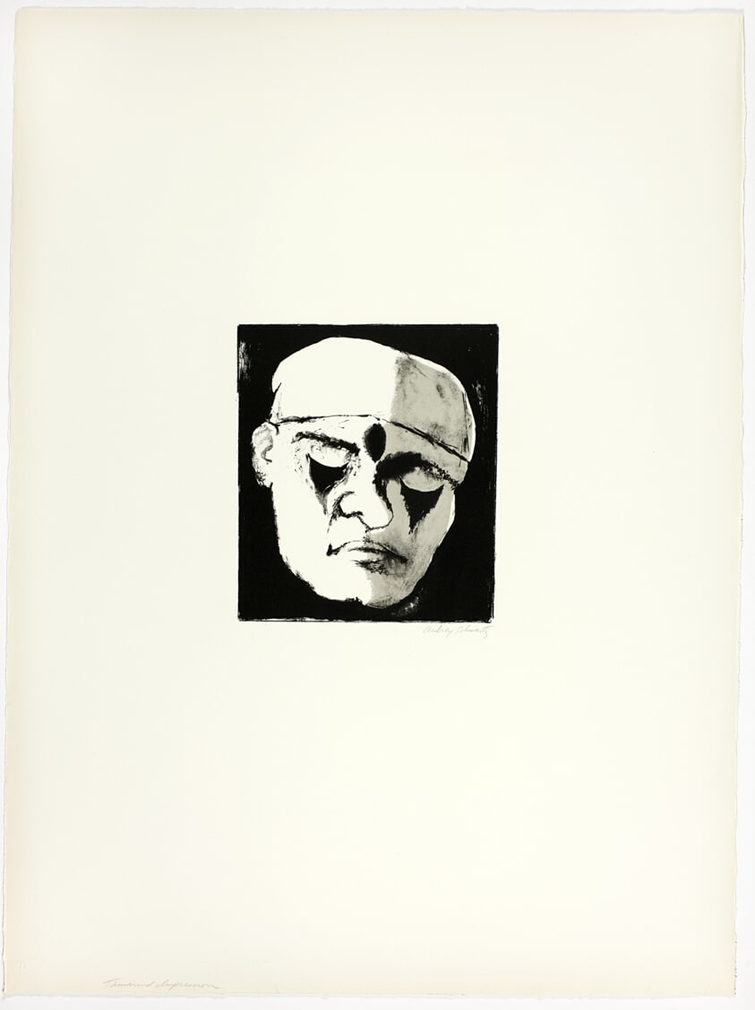 Clown's Head, plate I from The Midget and the Dwarf