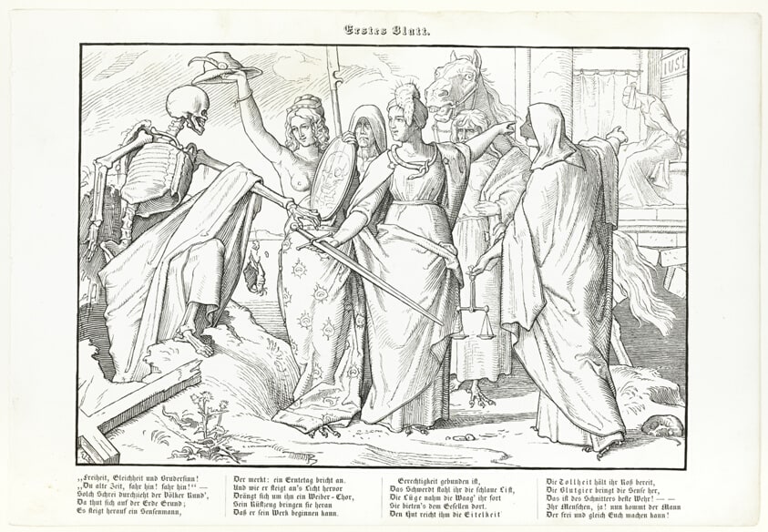 Auch ein Todtentanz, plate I