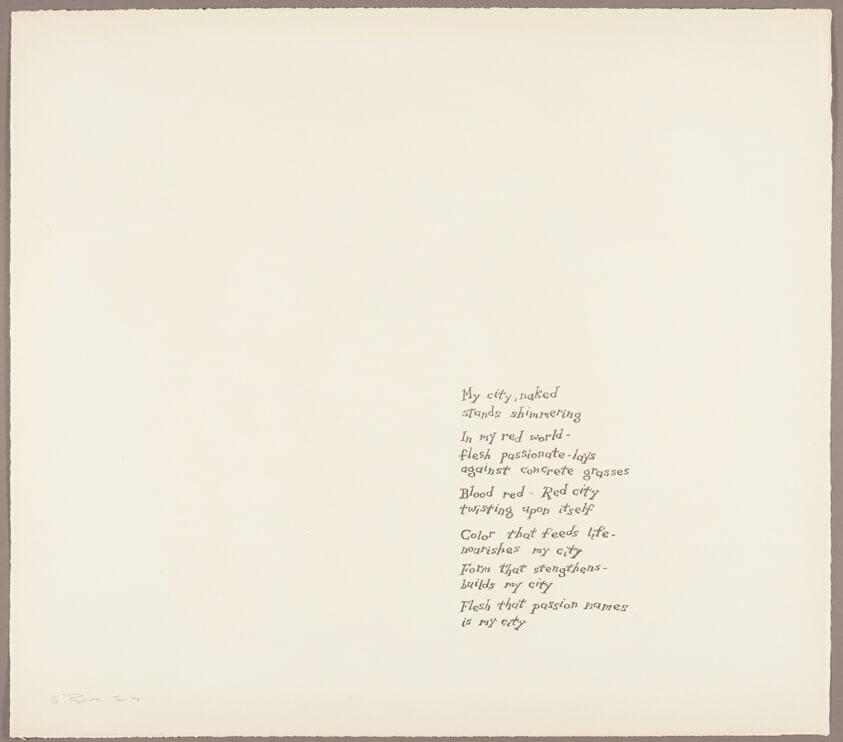Poetry Page, from Trembling Then