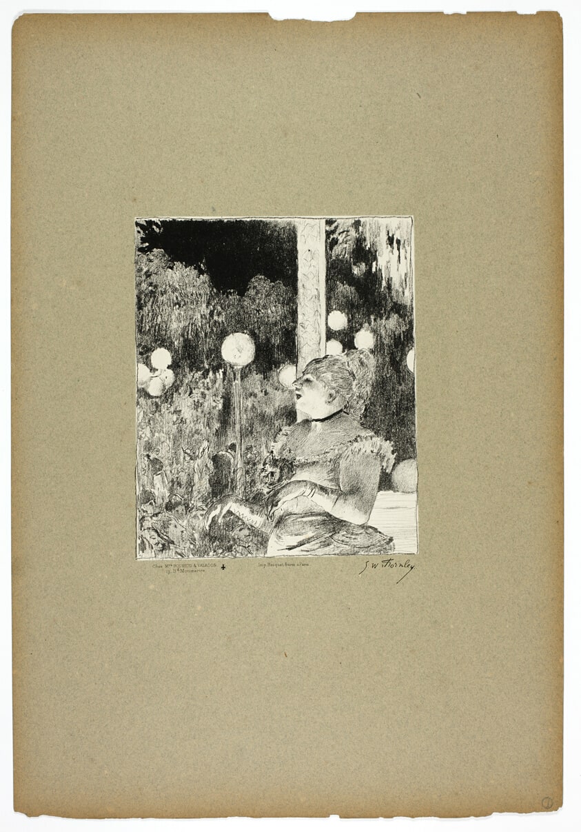 Thérésa Valdon, singing the 'Song of the Dog'