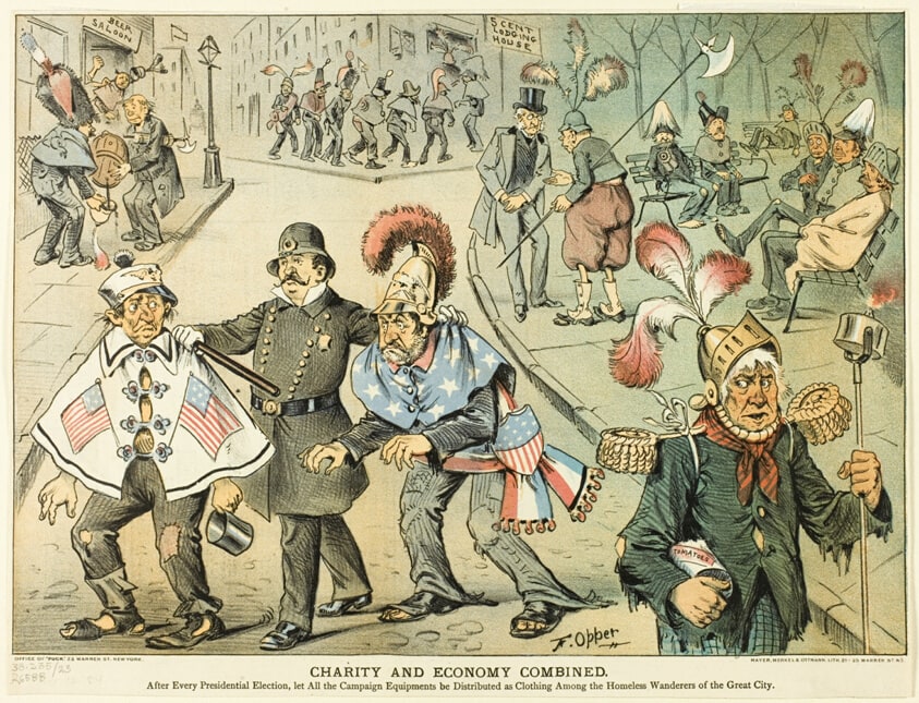 Charity and Economy Combined, from Puck