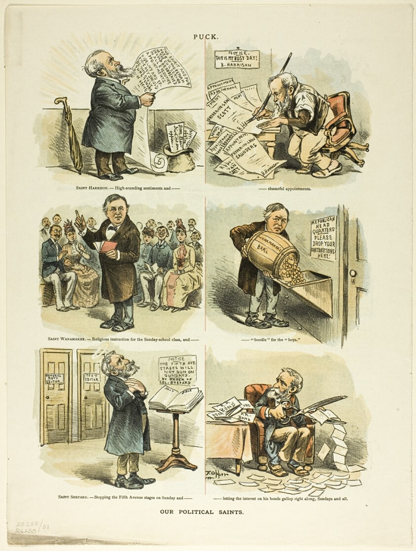 Our Political Saints, from Puck
