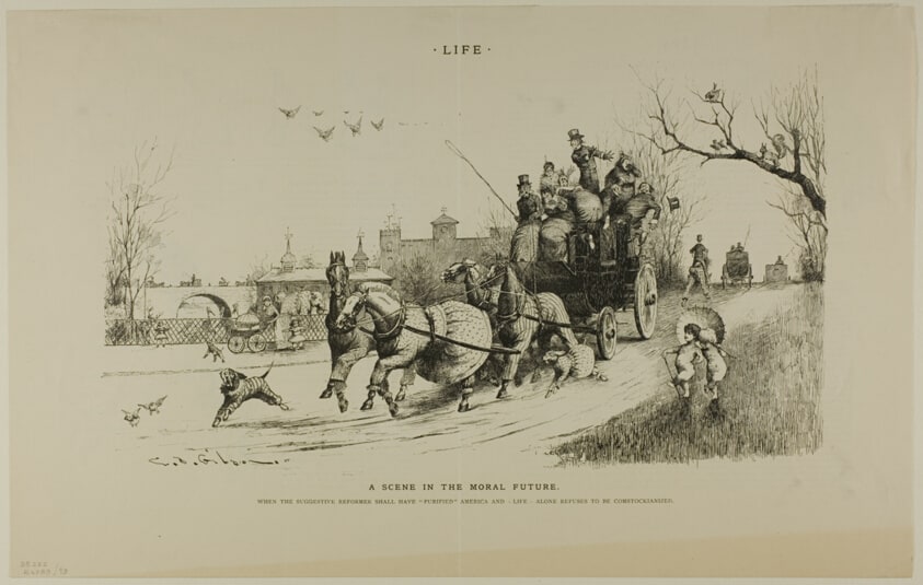 A Scene in the Moral Future, from Life