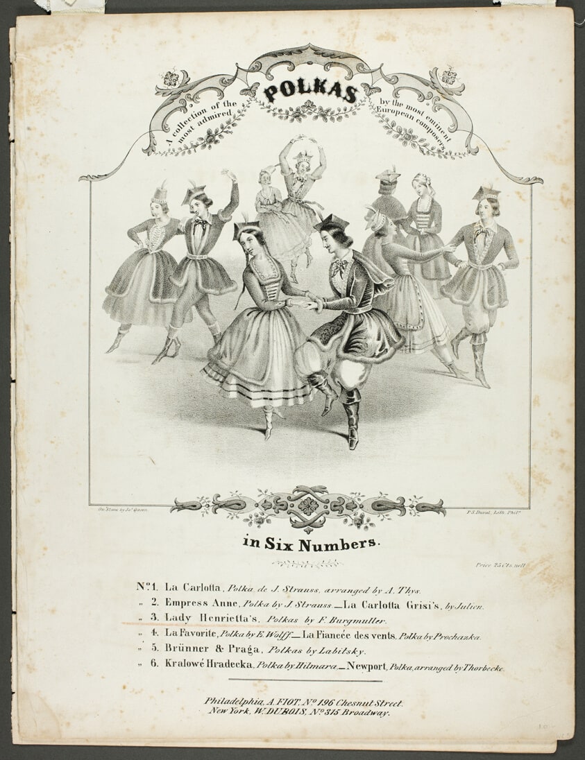 A Collection of the Most Admired Polkas...