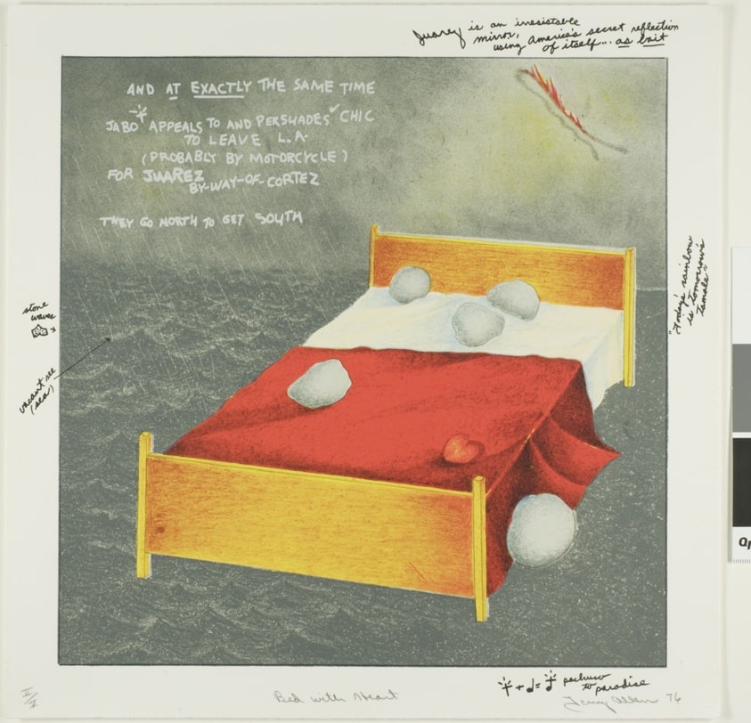 Bed with Heart, from Juarez
