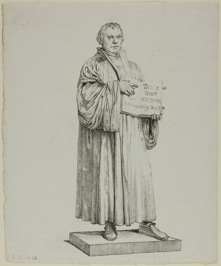 Luther's Statue in Wittenberg