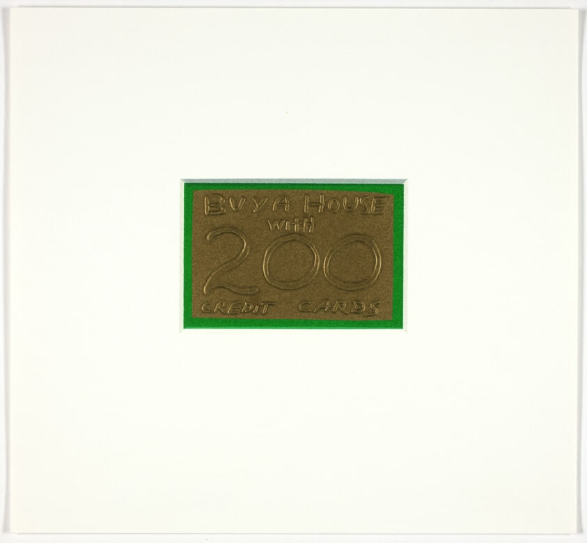 No Money Down, from Commemorative Gold Pieces