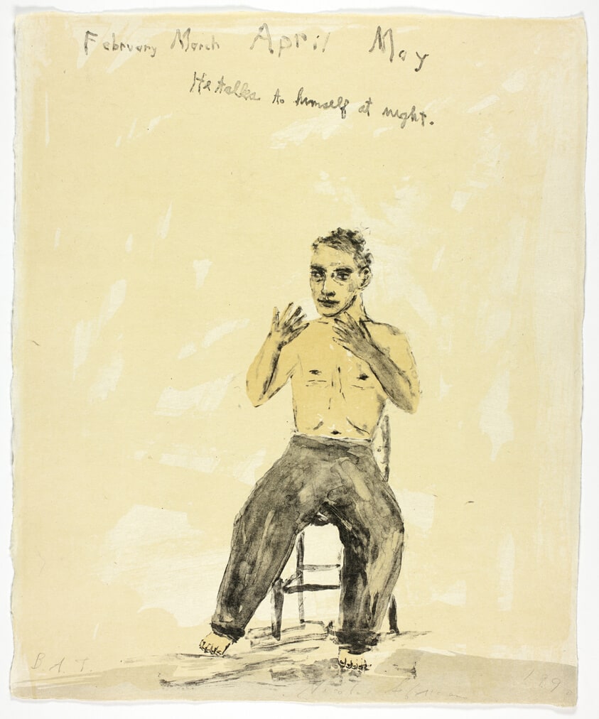 February March April May He Talks to Himself at Night, from Lilacs and Smoke