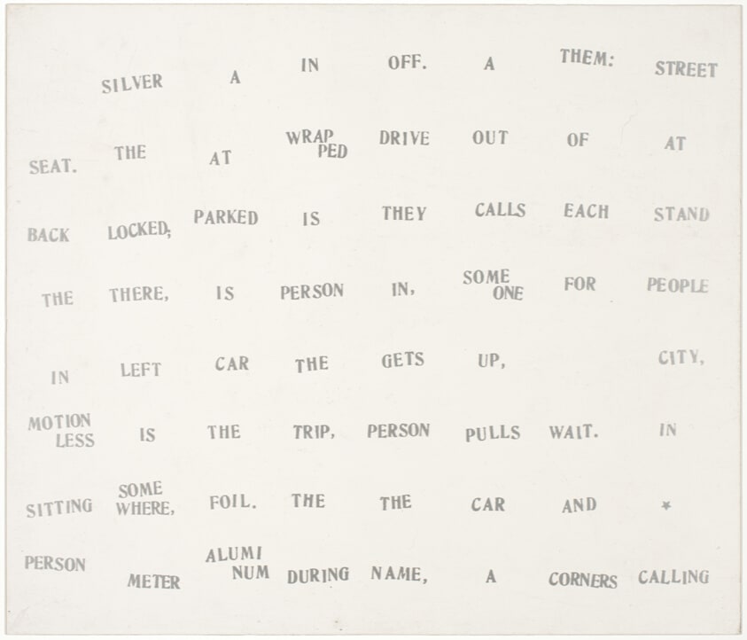 Untitled (Silver A In Off), from Calling