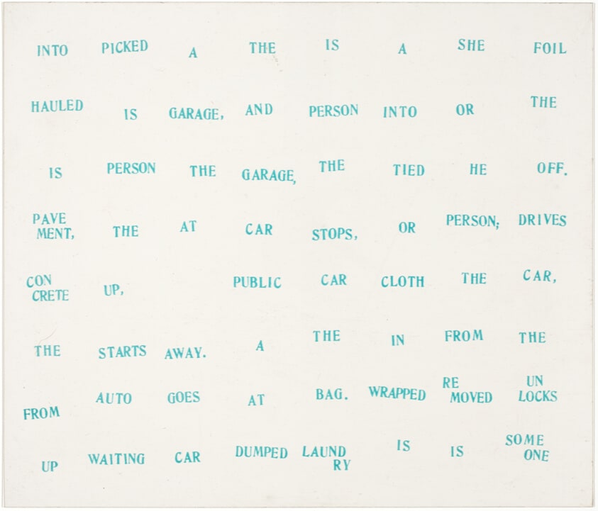 Untitled (Into Picked A The), from Calling