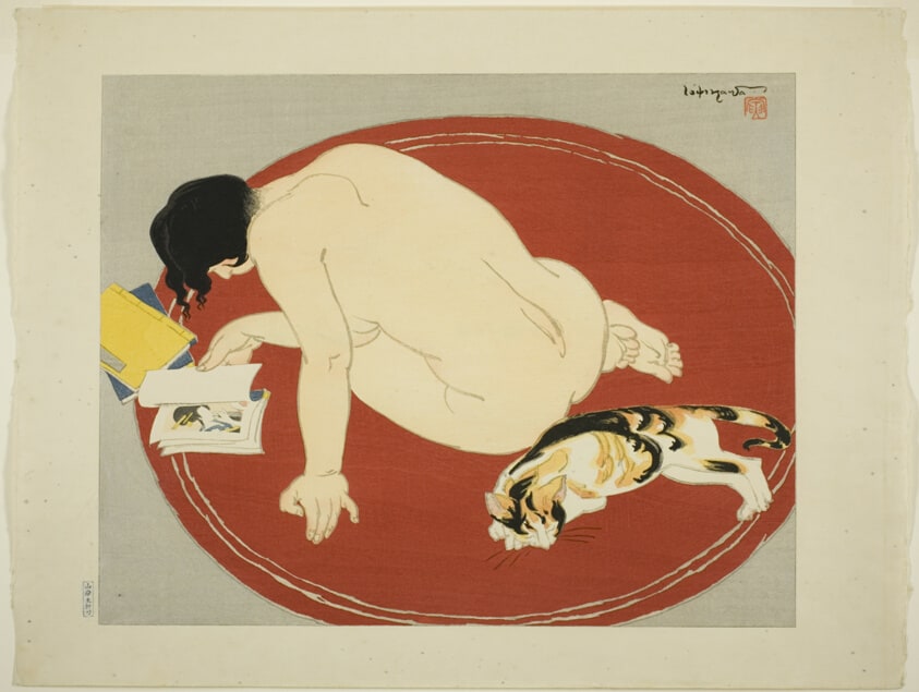 Bored (tsurezure), from the series "Ten Types of Female Nudes (Rajo jusshu)"