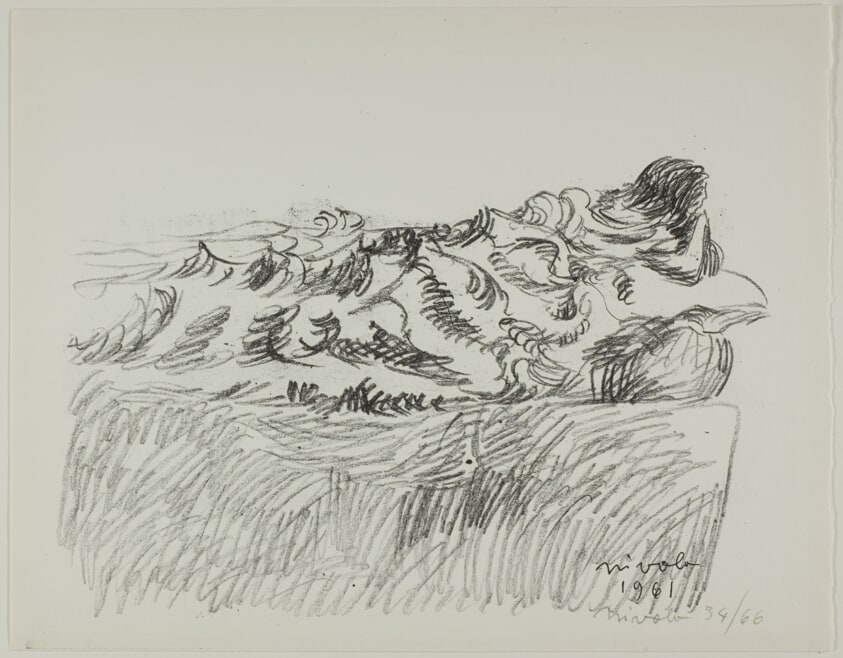 Woman on a Bed