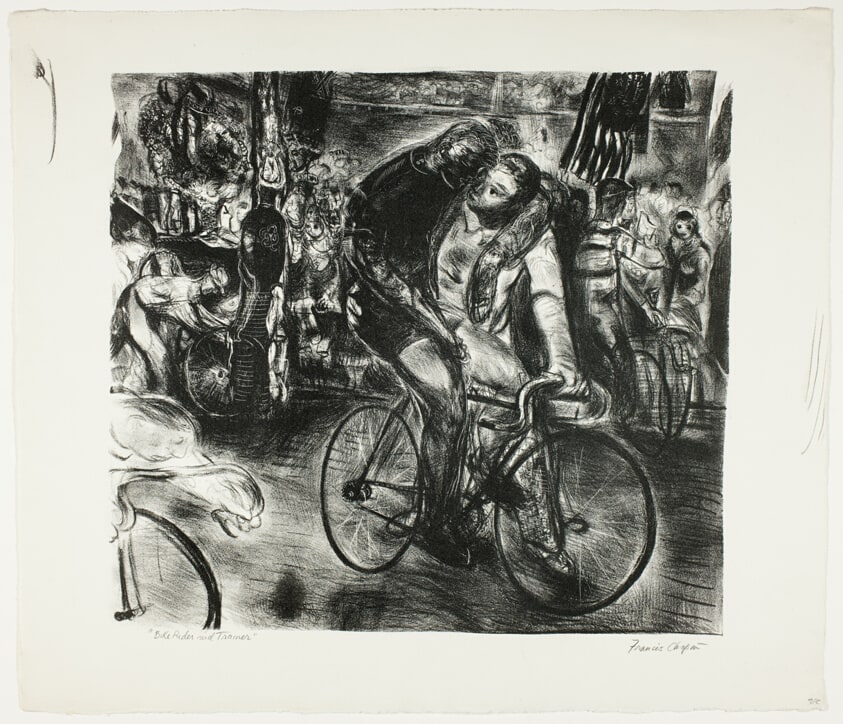 Bike Rider and Trainer