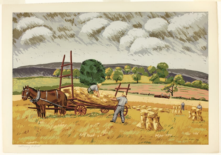 Gathering Wheat