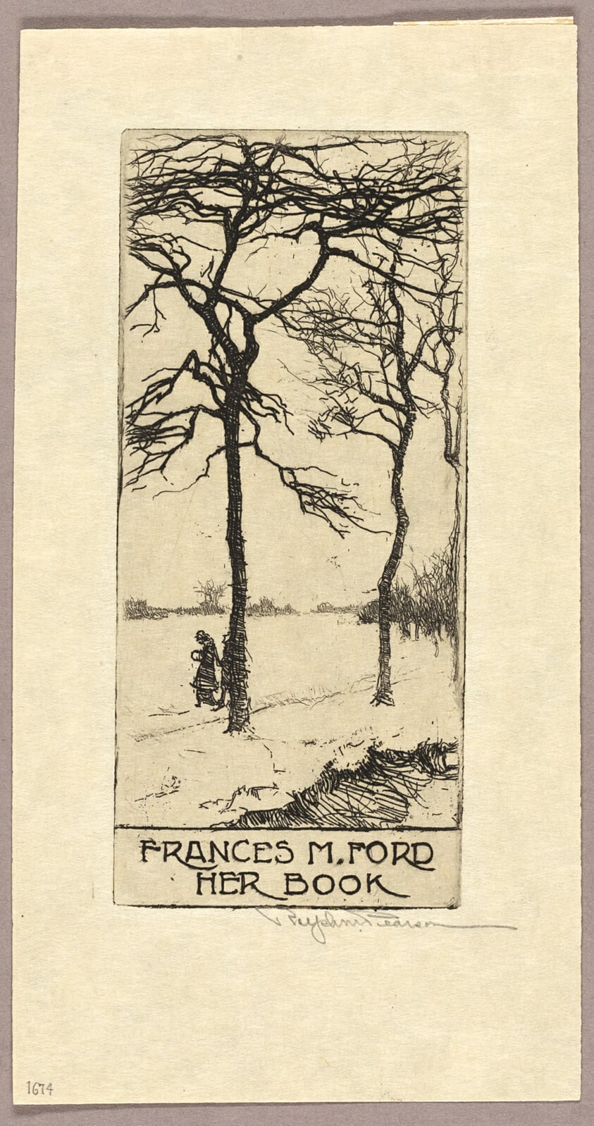 Bookplate: Frances M. Ford, Her Book