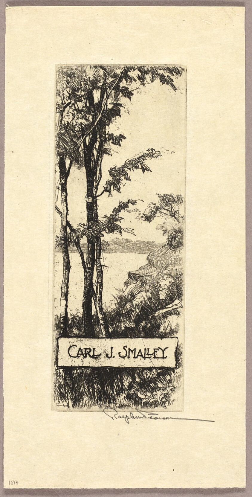 Bookplate: Carl J. Smalley