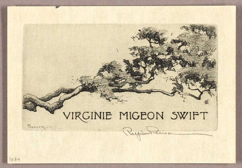 Bookplate: Virginie Migeon Swift