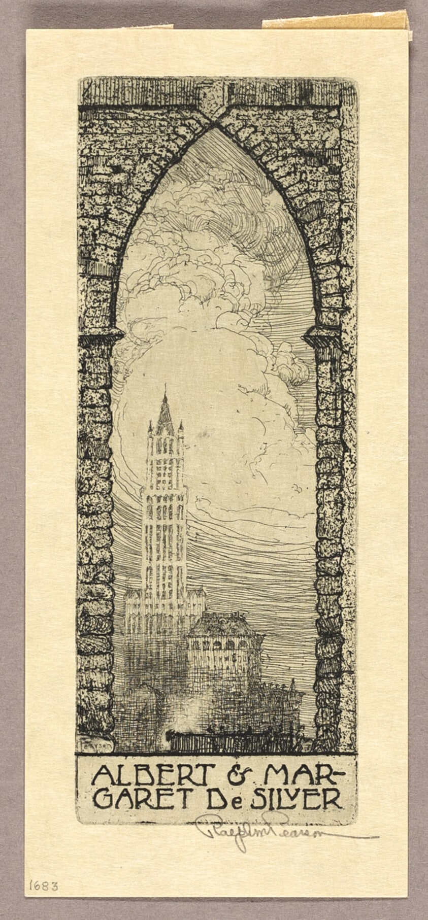 Bookplate: Albert & Margaret DeSilver