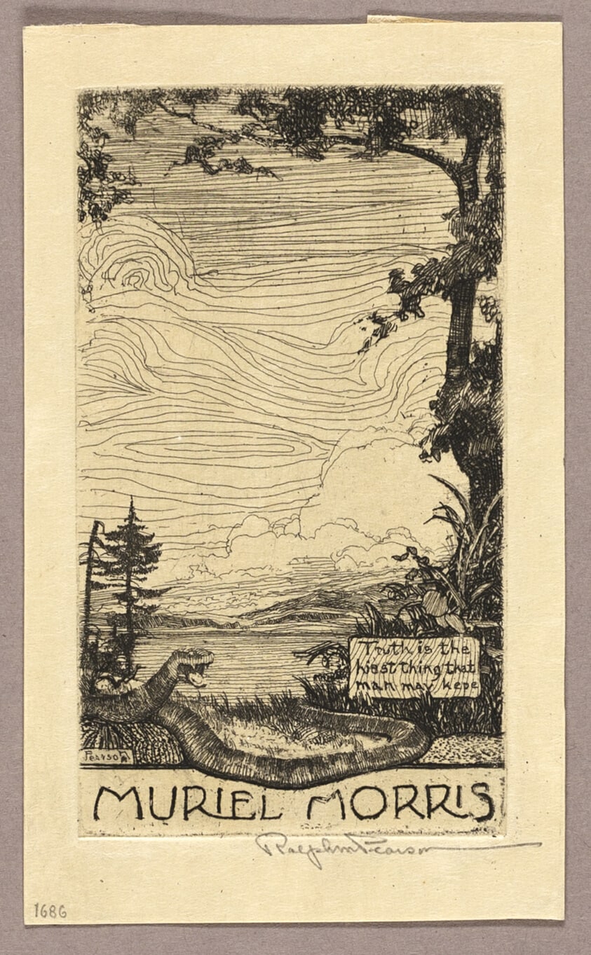 Bookplate: Muriel Morris