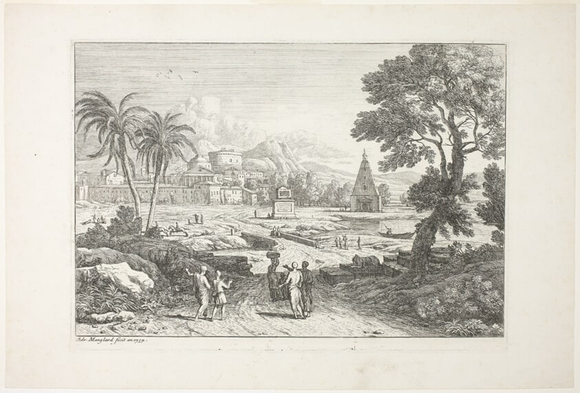 Landscape with Two Palms