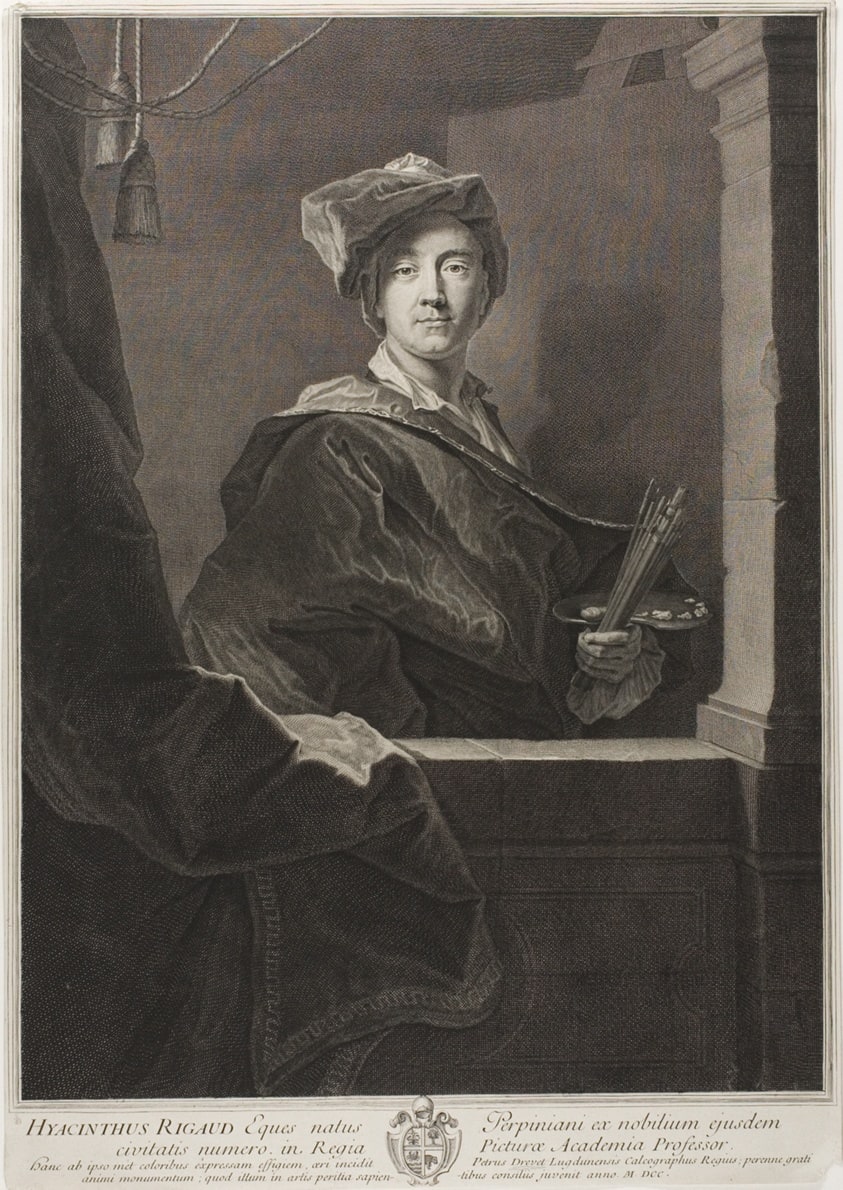 Portrait of Hyacinthe Rigaud