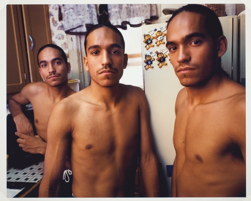 Triplets, Chicago, from the series "Barrio"