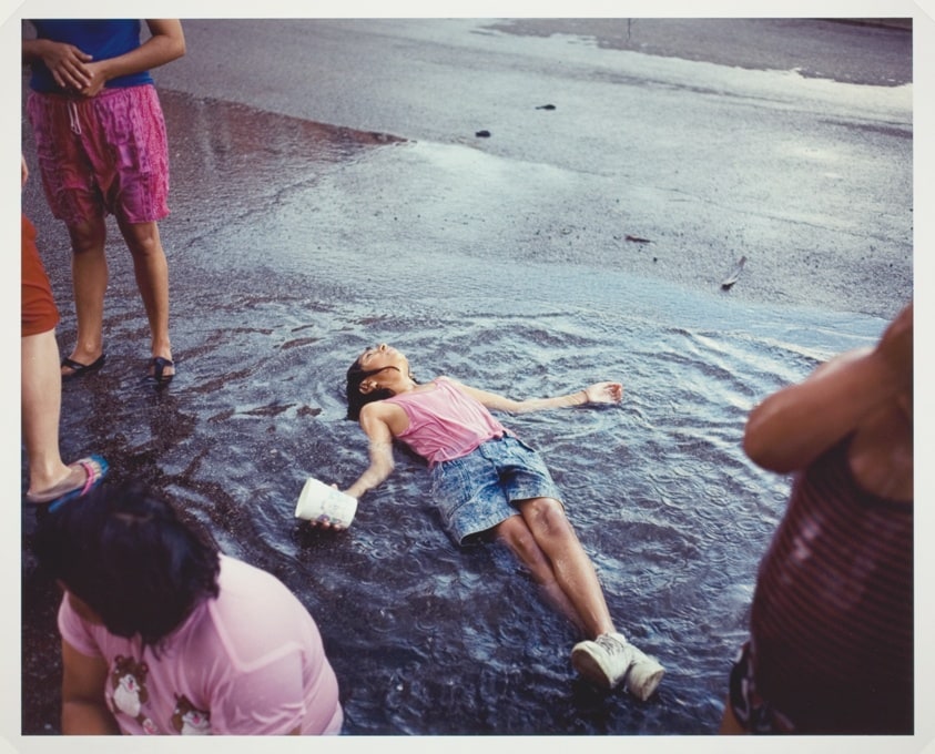Girl in Rain, Chicago, from the series "Barrio"