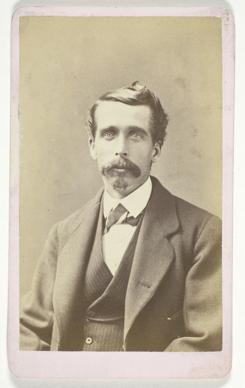Untitled (Portrait of Man with Large Mustache)