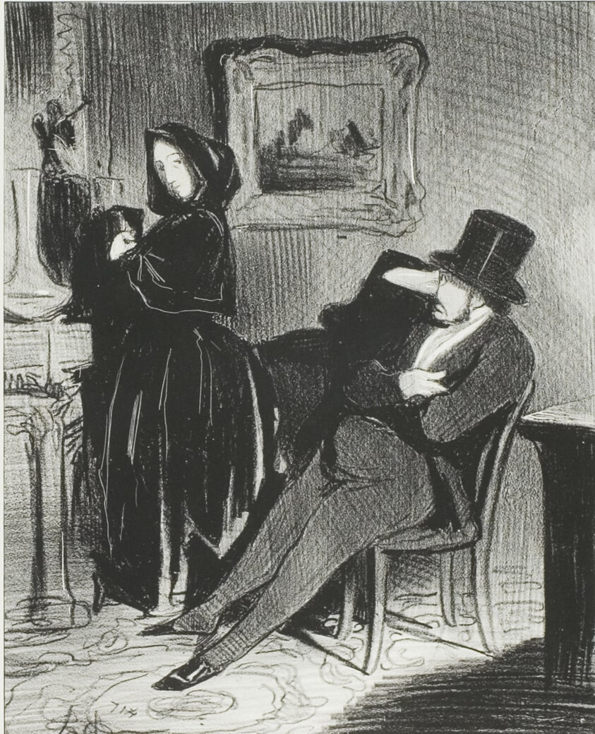 Each time I take you to the opera ball…, plate four from Paris l’hiver