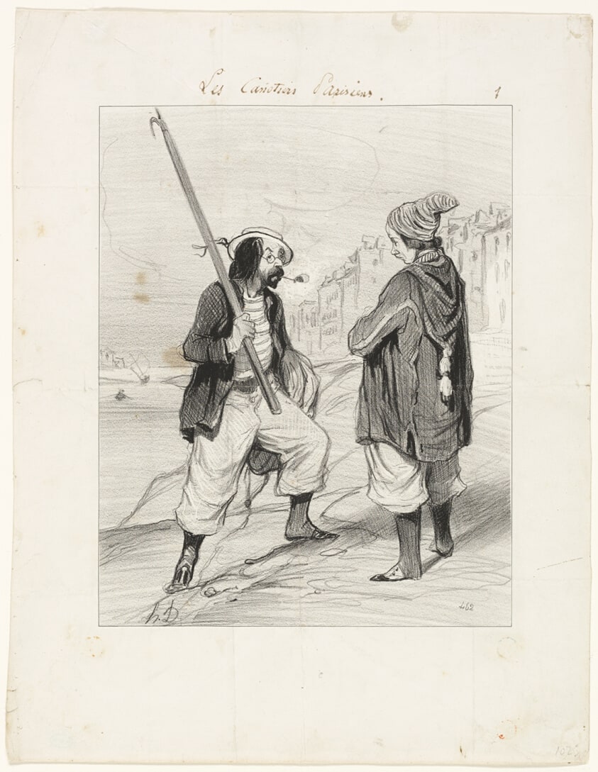 All Right Rigobert, My Old Friend…, plate one from Les Canotiers Parisiens