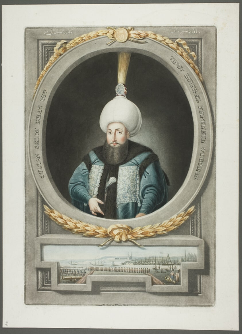Selim Kahn III, from Portraits of the Emperors of Turkey