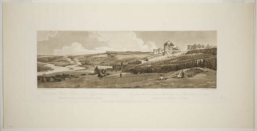 View from Palace Terrace at Saint Germain on Laye, from Twenty Views in Paris and its Environs
