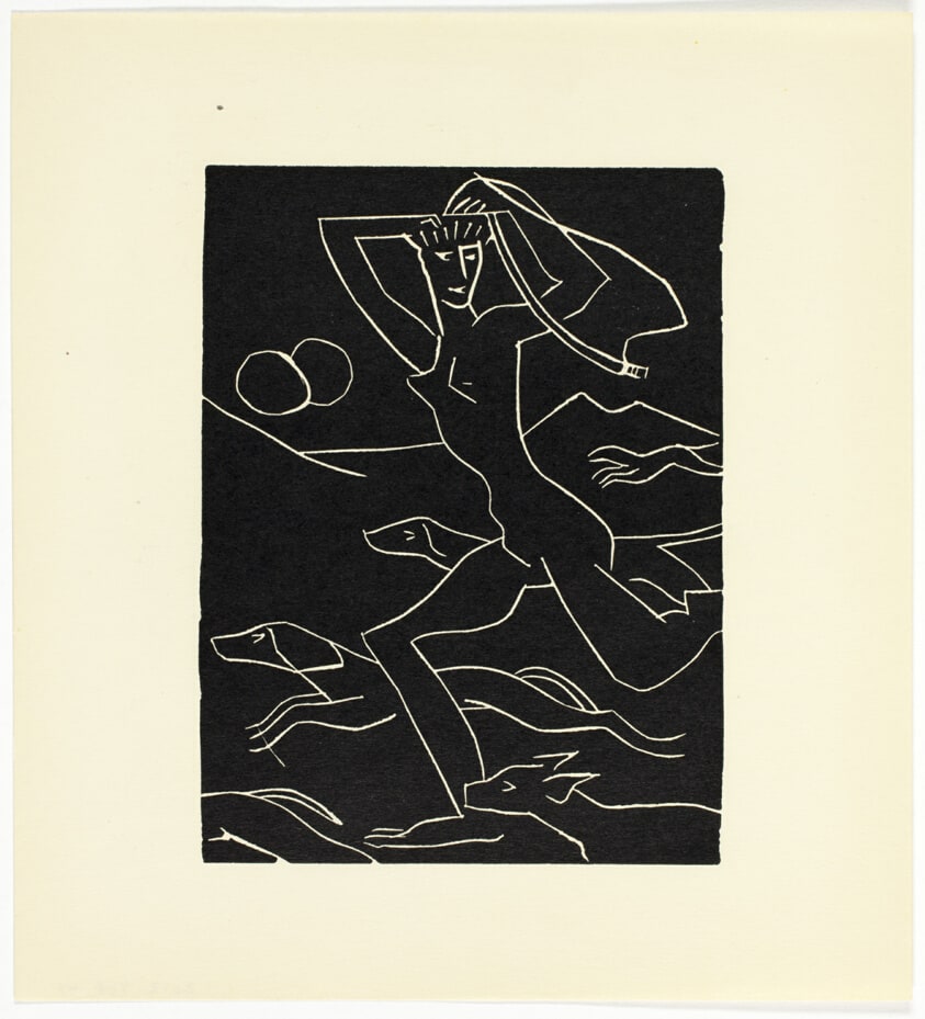 Diana - print #30 of 52 in the 1936 Calendar of The Chicago Society of Artists