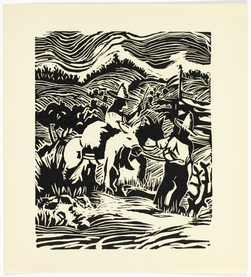 In the Mountains - print #52 of 52 in the 1936 Calendar of The Chicago Society of Artists